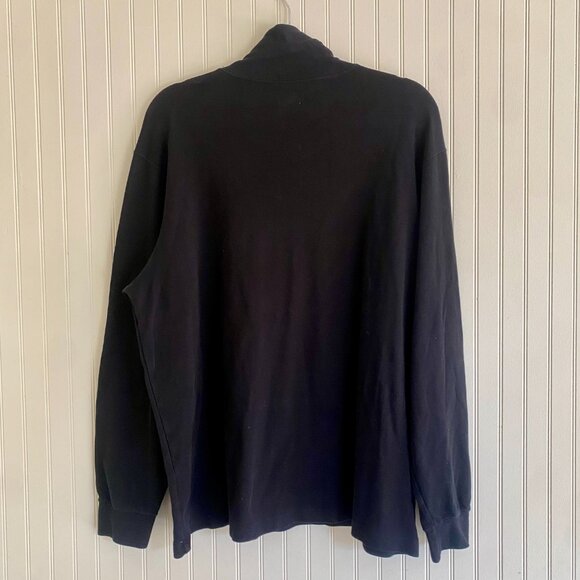 Roundtree & Yorke Men's Black Turtleneck Sweater, Cotton, Size XL. - Picture 6 of 6